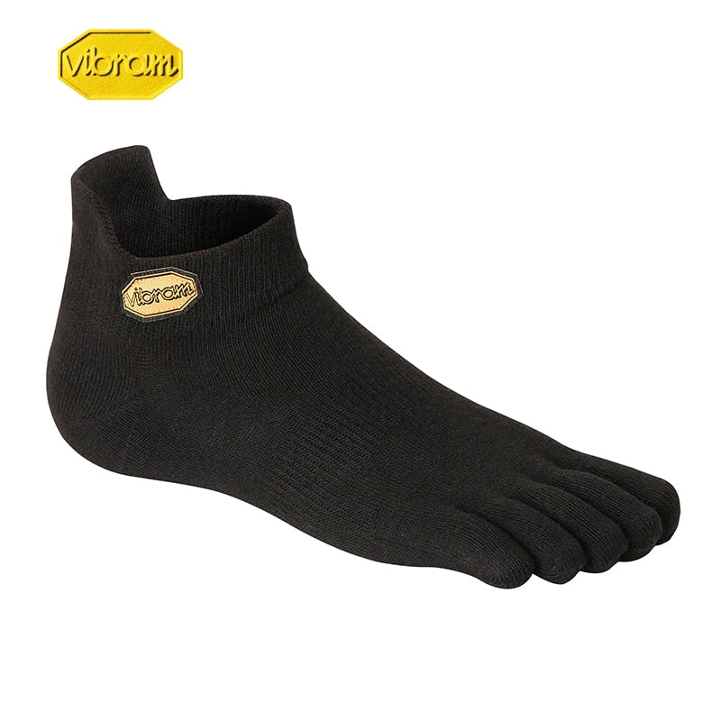 Calcetines Vibram Five-toe Five Fingers Hombres Mujeres Primavera Verano Ocio al aire libre Ropa absorbente de sudor Deportes Tubo bajo Baloncesto sólido