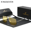 KINGSEVEN  Men's Sunglasses Brand Designer Pilot Polarized Male Sun Glasses Eyeglasses gafas oculos de sol masculino For Men