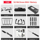 SG106 Drones With Camera HD 4K Dual Camera Optical Flow WiFi Video Helicopter RC Quadcopter For Toys Kid RTF Dron 4k Drone