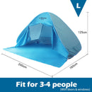 Full Automatic Camping Tent With Door Window Anti-UV Awning Tents Quick Opening Outdoor Sunshelter For 1-4 People Sunproof X147B