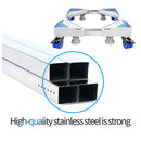 LVDIBAO Washing Machine Stand Multi-functional Movable Adjustable Base Mobile Roller for Washing Machine Dryer and Refrigerator