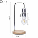 Magnetic Levitation Desk LED Lamp Wireless Charging Balance Night Light Induction Bulb For Home Decoration Floating LED Bulb