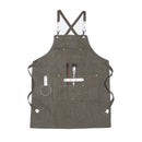 2021 Neue dicke Leinwand Unisex Schürze Lätzchen Koch Küchenschürzen für Damen Herren Café Barber BBQ Lätzchen Arbeitsuniform