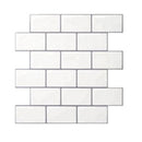 Home Decor Subway Off White Self Adhesive Wallpaper 3D Peel and Stick Wall Tiles for Kitchen and Bathroom Backsplash