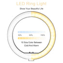 10inch LED Ring Light Photography Selfie Ring Lighting with Tripod Stand for Smartphone Youtube Makeup Video Studio Ring Lamp