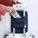 3-lagige Reise-Schuhtasche, tragbarer Organizer, Aufbewahrungstasche, 3 Paar Schuhe, passend für Trolley, Reisegepäck, Handtasche XA48C