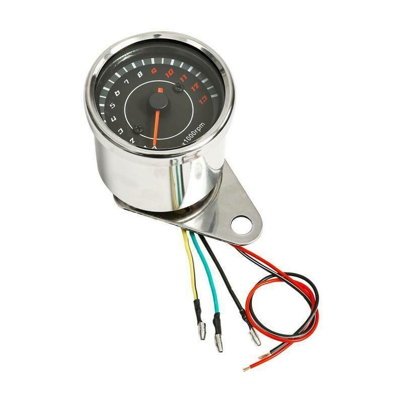 Motorcycle Universal Odometer Tachometer Speedometer Gauge For Harley Honda Yamaha Cafe Racer suzuki kawasaki for most bike