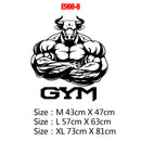 Large 73cmX104cm Fitness Quote Vinyl Wall Stickers For Gym Rooms Decor Fitness Room Sticker Motivate Frse Vinyl Wall Decals