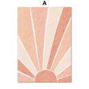 Sunshine Love Number Letter ABC Wall Art Canvas Painting Nordic Posters And Prints Wall Pictures For Kids Room Bedroom Decor