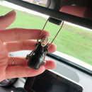 Car Pendant Ornaments Cute Anime Faceless Male Car Rearview Mirror Automobile Pendant Hanging Suspension Decoration Accessories