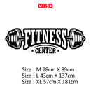 Large 73cmX104cm Fitness Quote Vinyl Wall Stickers For Gym Rooms Decor Fitness Room Sticker Motivate Frse Vinyl Wall Decals