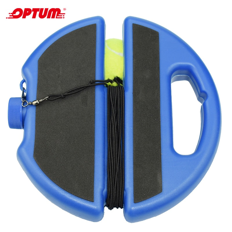 Heavy Duty Tennis Training Aids Base With Elastic Rope Ball Practice Self-Duty Rebound Tennis Trainer Partner Sparring Device