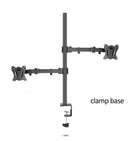 400mm DL-T902-240 Desktop Stand Full Motion 360 Degree steel Monitor Holder 10"-27" clamp base Monitor Mount Arm Load 12kg