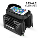 ROCKBROS Cycling Bike Top Tube Bag Rainproof MTB Bicycle Frame Front Head Cell Phone Touch Screen Bag Pannier Bike Accessories