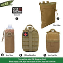 Universal Tactical MOLLE Car Seat Back Organizer military MOLLE Panel Vehicle Seat Cover Protector Kit Mat Black