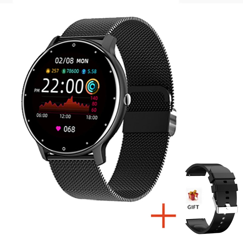 LIGE 2021 New Women Smart Watch Men Full Touch Screen Sport Fitness Watch Waterproof Bluetooth For Android ios smartwatch Men