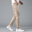Marca Jantour, pantalones tobilleros para hombre, nuevos pantalones casuales de verano, pantalones chinos rectos, pantalones para correr a la moda, pantalones de marca para hombre, pantalones de alta calidad