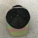 Colorful Reflective Light Baseball Cap Adjustable Hip Hop Hats Snapback Women/Men Rainbow Night Reflective Club Hat Streetwear