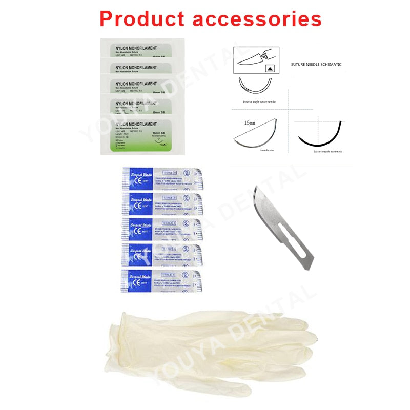 Dental Suture Kit Medical Skin Suture Surgical Training Kit Chirurgical Surgical Practice Set Oral Doctors Dental Teaching Model