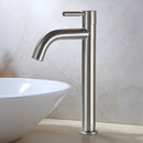 Grifo de lavabo táctil SDSN SUS304 de acero inoxidable, grifo de lavabo de baño frío único con Sensor, grifo de lavabo negro, grifos de Control táctil