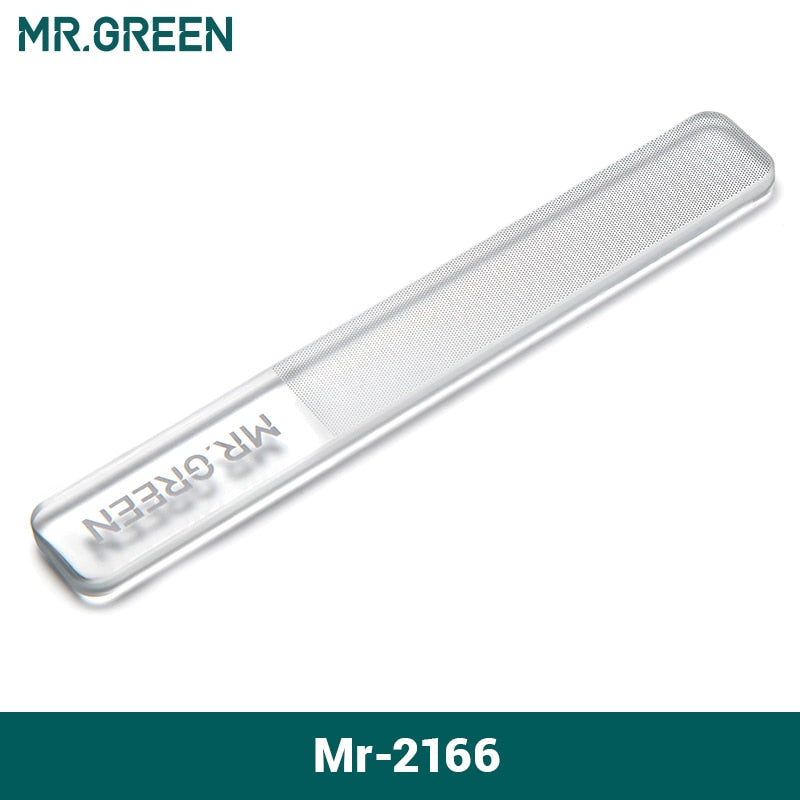 MR.GREEN  Nano Glass Nail Files Professional Polishing Manicure Art Tool  Washable make nails brighten easily like nail polish