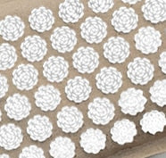 Colchoneta o almohada de acupresión de lino orgánico o juego de colchoneta de meditación de yoga aumenta el flujo sanguíneo alivio del dolor de cuello y espalda