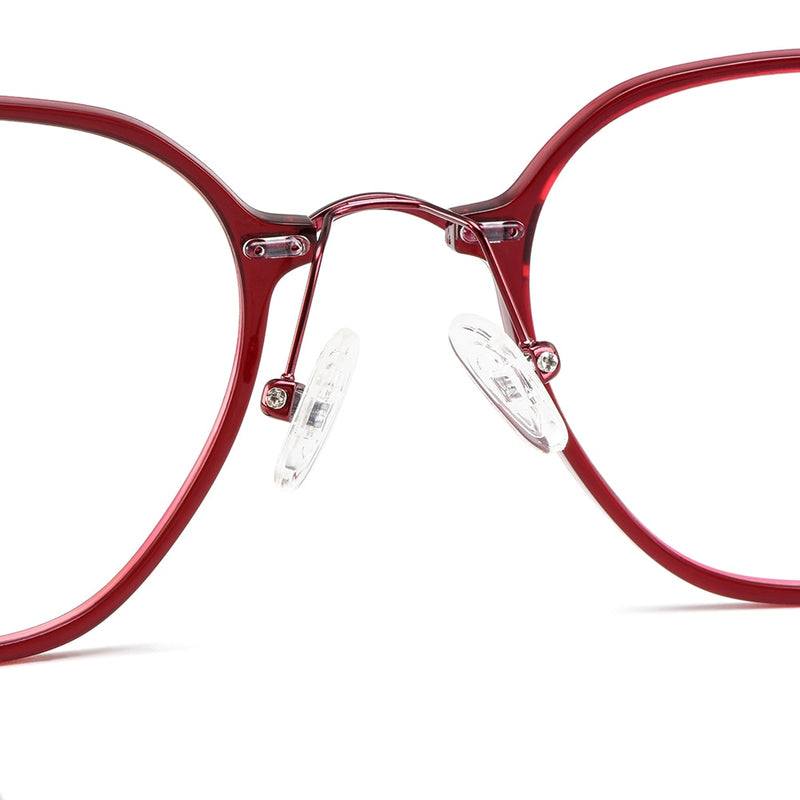 Gmei, gafas ópticas ultraligeras Beta de titanio, montura de gafas flexibles para mujer, gafas graduadas cuadradas, monturas ópticas para miopía M19001