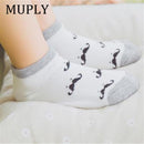 5 Paar/Los Baumwolle Baby Socken Drucken Schnurrbart Mädchen Jungen Kinder Socken Frühling Herbst Säuglingskleinkind Kinder Socken Für 1-3 Jahr