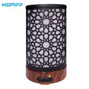 Essential Oil Diffuser Desk Wrought Iron Hollow Air Humidifier,with Color Gradient Night Lamp,BPA Free Color White 100ML Room