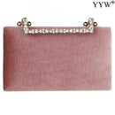 Flannelette Clutch Bag Elegant Luxury Women Bag Shoulder Handbags Ladies Wedding Party Pouch Evening Clutch Bags bolsa feminina