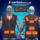 Jacket Heated Vest Warm women USB Heated clothing Electric Heating Jacket fishing trekking Heating Pad Men&