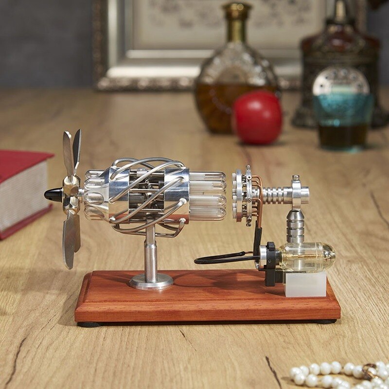 In stock  16 Swashplate Stirling Engine Internal Combustion Engine Model Factory Sales Science and Education Model Birthday Gift