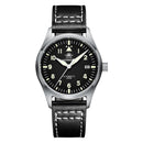 Diver Mechanical Dive Watch For Men Leather Sapphire Crystal Business Men&