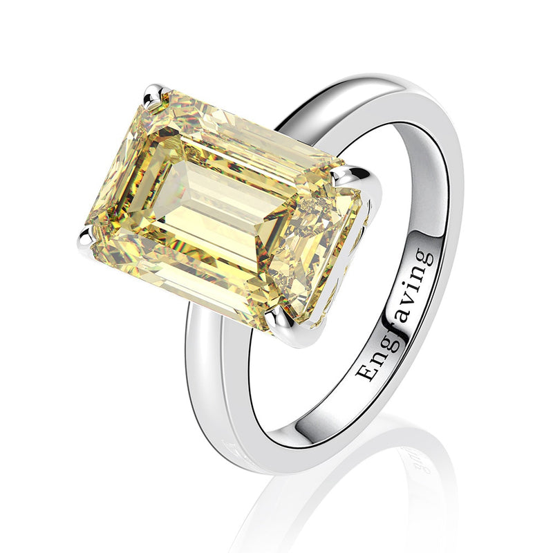 Wong Rain Classic 100% 925 Sterling Silber Erstellt Moissanite Edelstein Hochzeit Engagement Diamanten Ring Edlen Schmuck Großhandel