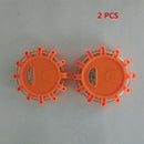 Magnetic Emergency Roadside Safety Light IP44 Road Flares Rescue Orange LED Strobe Warning Light Flashlights Car Beacon Lamps