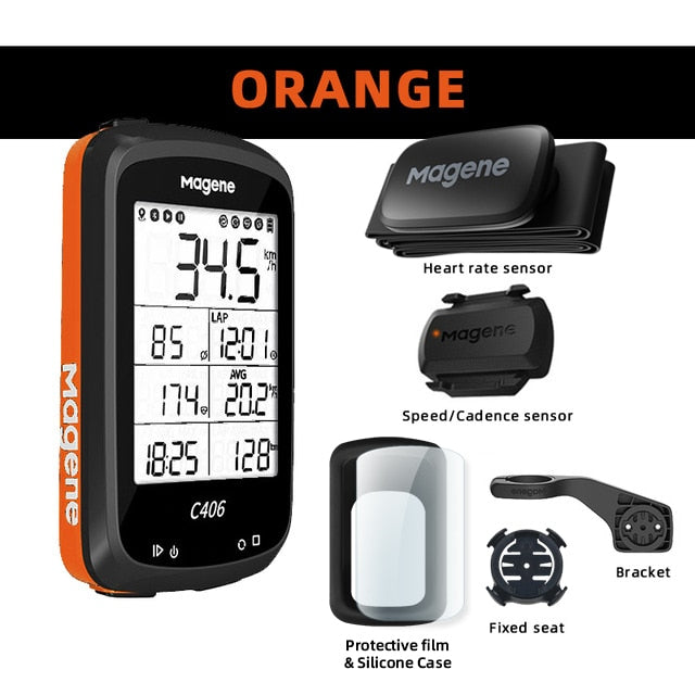 Magene C406 bicicleta ordenador GPS inalámbrico inteligente montaña carretera bicicleta Monito cronómetro ciclismo datos mapa bicicleta velocidad cronómetro