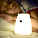Cute Bear LED Night Light Decoracion Lampara De Noche Ddormitorio Baby Kids Bedside Lamp Silicone Touch Sensor Tap Control