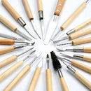 DIY Art Clay Sculpting Kit Sculpt Smoothing Wax Carving Pottery Ceramic Tools Polymer Shapers Modeling Carved Tool With bag