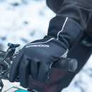 ROCKBROS Winter -40 Degree Cycling Gloves Waterproof Fleece Keep Warm Glove Touch Screen Gloves for Bicycle Moto Skiing Hiking