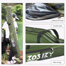 Fishing Rod Storage Bag  Oxford Cloth Multifunctional  1/2/3 Layer Black / Green