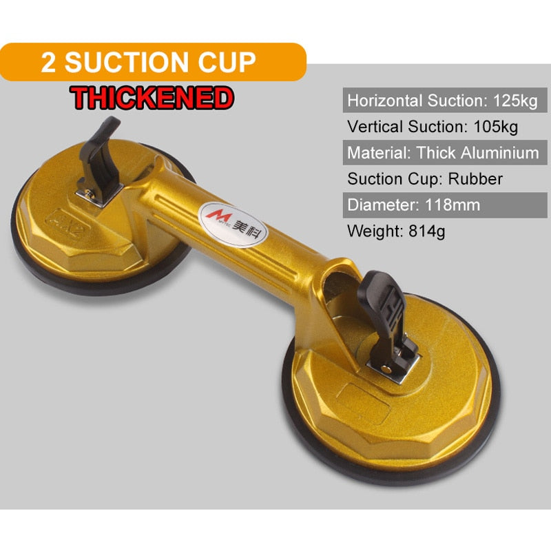 Vacuum Suction Cup Grip Sucker Plate Single Claw Double-claw Three -jaw Suction Puller For Tile  Glass Floor Sucker Lifting Tool