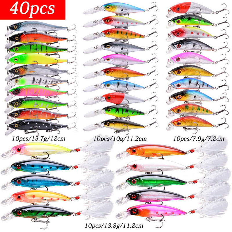 Almighty Mixed Fishing Lure Kits Wobbler Crankbait Swimbait Minnow Hard Baits Spiners Carp Bait Set Fishing Tackle
