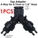 Manguera de riego de jardín KESLA de 5-100m, tubería de riego por goteo de PVC de 4/7mm, rociador de tubería de riego por goteo, invernadero de balcón de césped de 1/4''