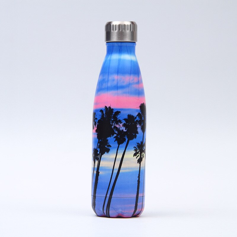 179-202 LOGO Custom Stainless Steel Water Bottle For Water Thermos Vacuum Insulated Cup DoubleWall Travel Drinkware Sports Flask