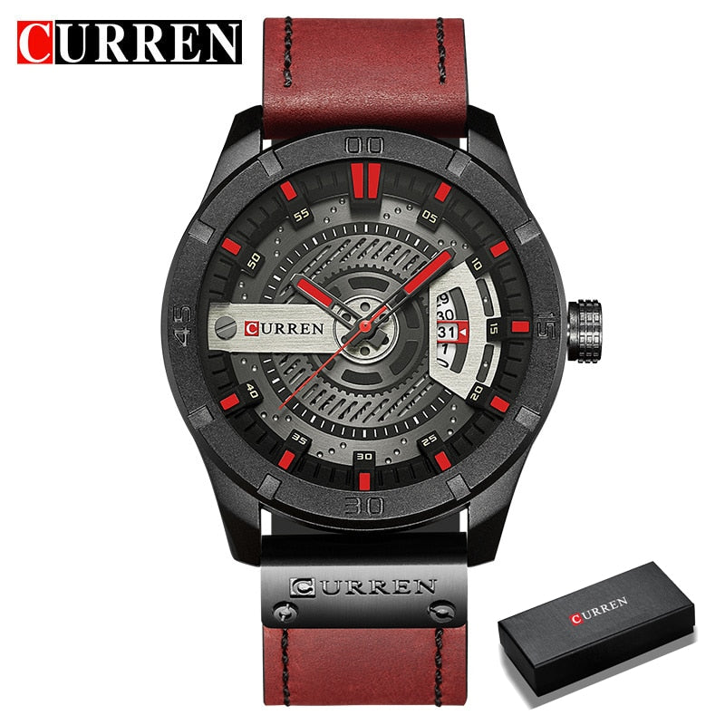 CURREN Hot Fashion Creative Uhren Casual Military Quarz Sport Armbanduhr Display Date Male Clock Hodinky Relogio Masculino