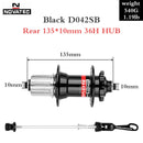 Novatec Hub D041SB D042SB Mountain Bike Disc Card Brake 28/32/36 Holes MTB Road Bicycle Bearing 36H Hubs 8/9/10/11/12 Speed