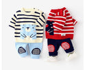 spring and autumn sweater suit, newborn cardigan jacket, baby knitwear 7