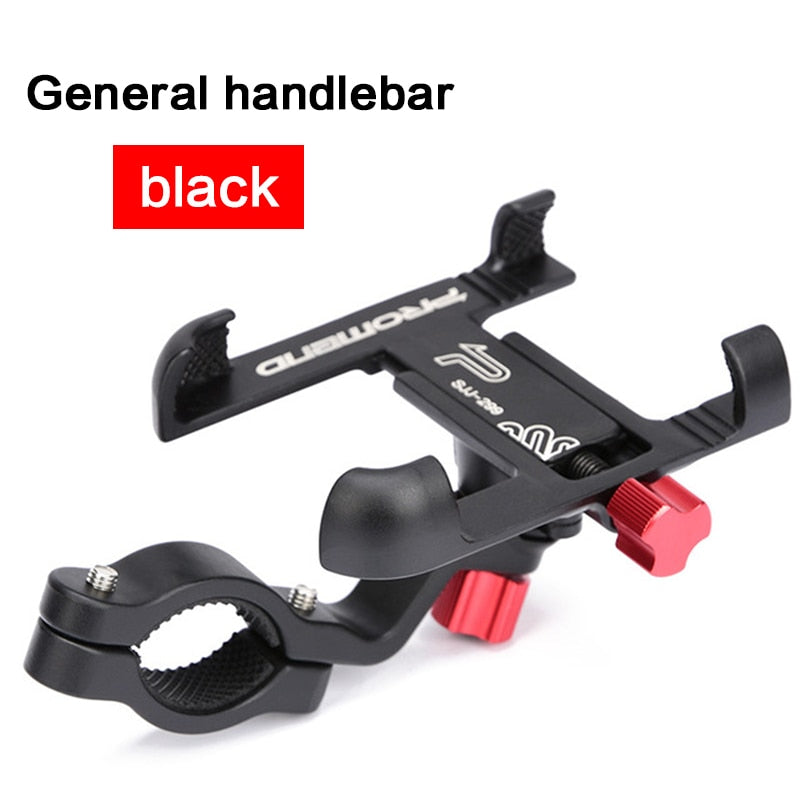Aluminum Bike Bicycle Phone Holder Motorcycle Rearview Holder Mount 360 Degree Rotatable Handlebar For Phone GPS Phone Stand