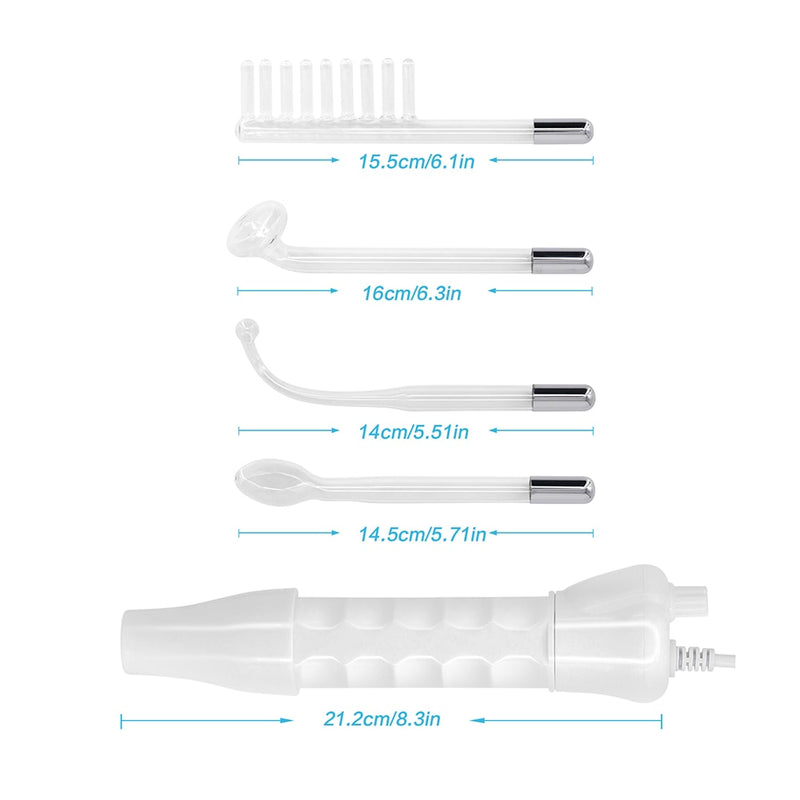 High Frequency Facial Machine Electrotherapy Wand Glass Tube Skin Tightening Device Beauty Products Anti Wrinkle Face Clean