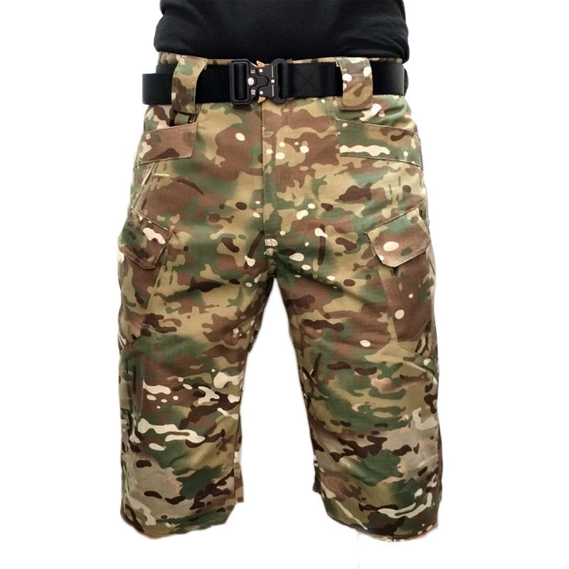 Military Tactical Shorts Men Camouflage SWAT Short Pants Mens Multi-pocket Casual Cargo Shorts Male Clothing Camo Army Training